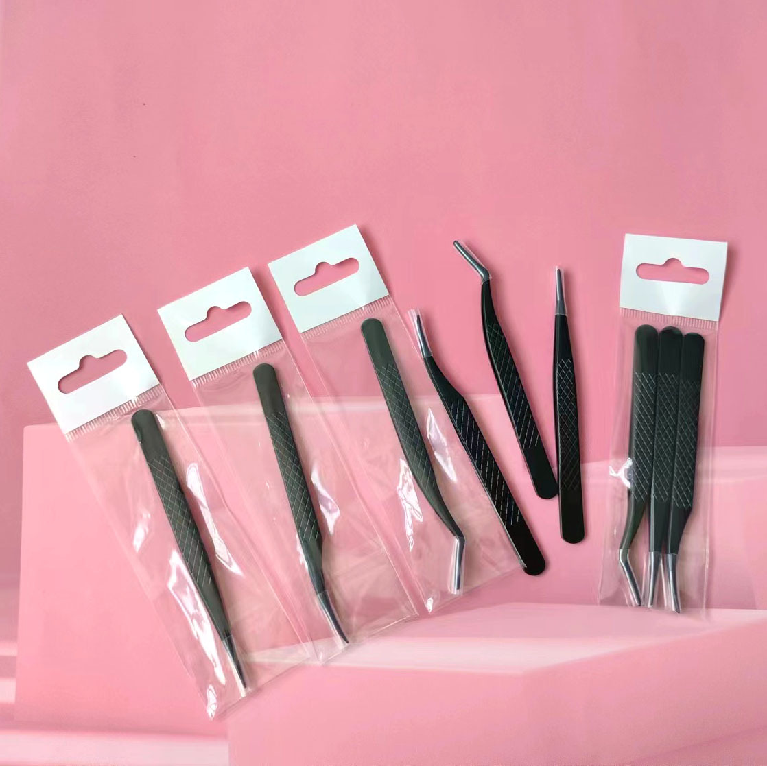 Mini Grafting Eyelash Tweezers Special Tweezers for Eyelashes Golden Feather False Eyelash Tweezers Eyelash Tweezers for Eyelashes