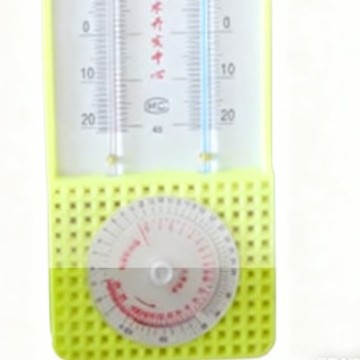 High-Precision Dry and Humidity Thermometer Manufacturer Thermometer Construction Site Thermometer Box Camphor Pine Louver Thermometer in Stock
