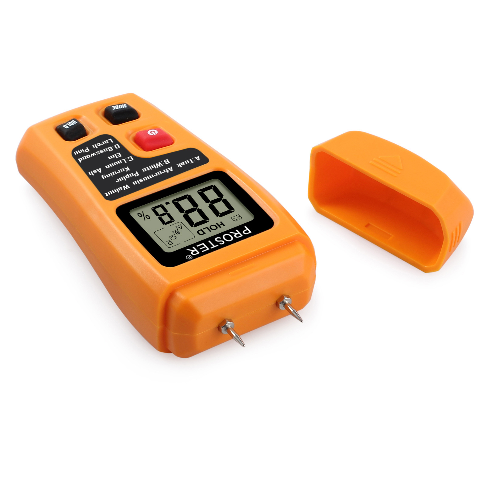 Wood Moisture Meter Wood Dryness and Humidity Meter Moisture Content Tester Wood Floor Moisture Content Detector Mt10