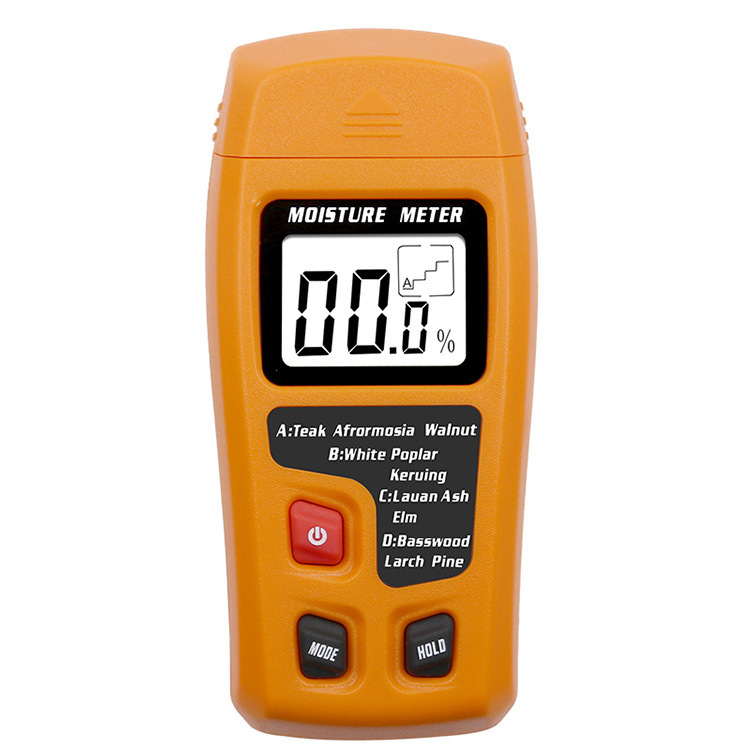 Wood Moisture Meter Wood Dryness and Humidity Meter Moisture Content Tester Wood Floor Moisture Content Detector Mt10