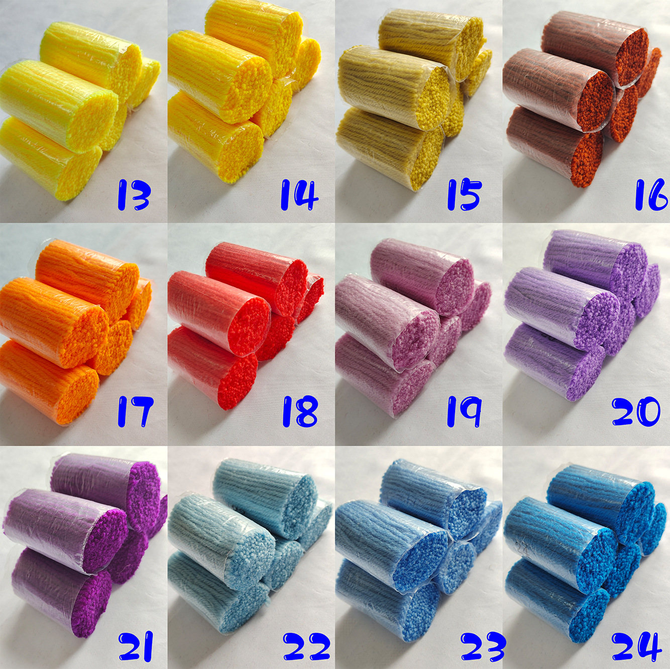 Pre-Sale Model Accepts Acrylic Yarn DIY Material Package (6cm Pre-Cut) and Can Accept Processing Line Cutting Process