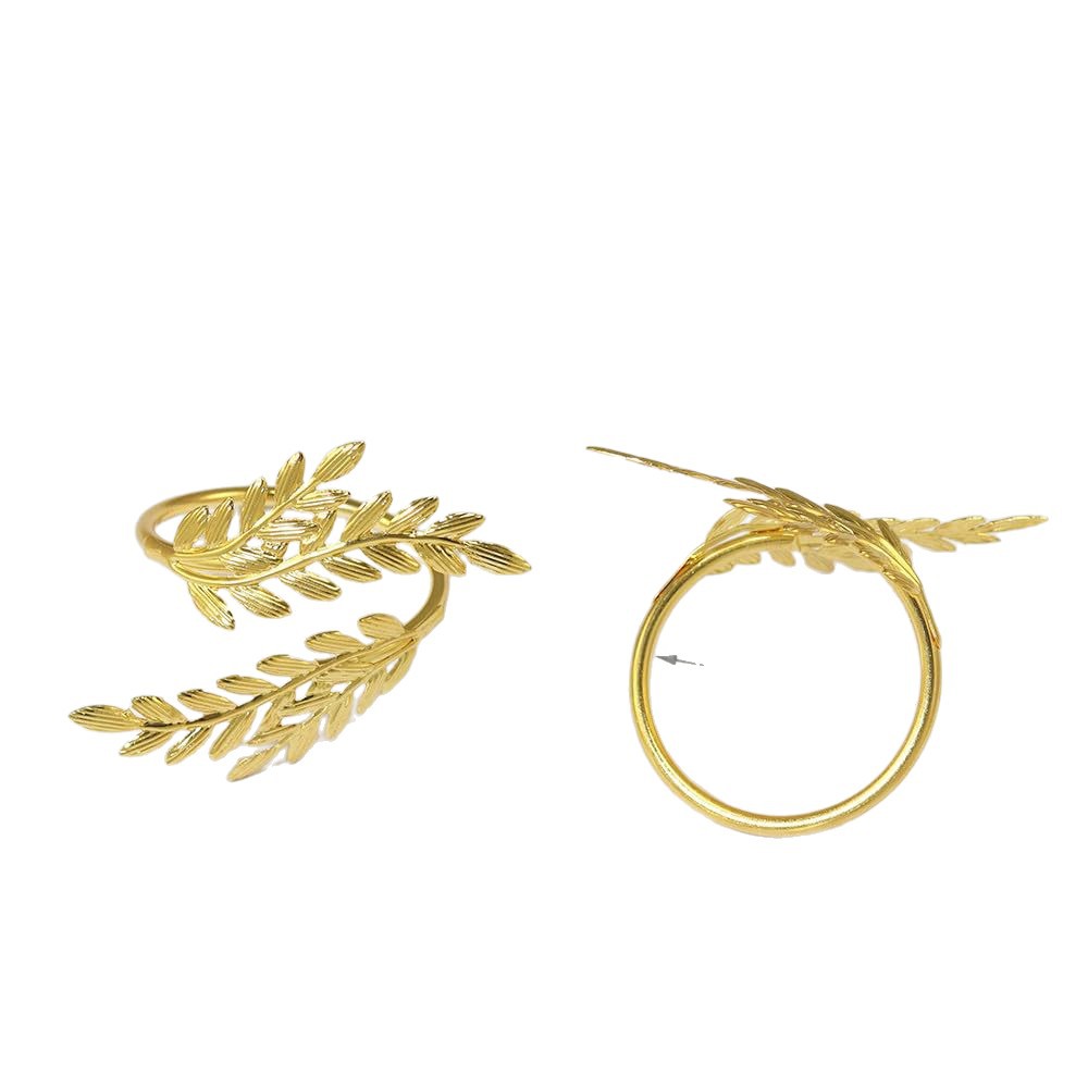 Creative Cross-Border Amazon Simulation Wheat Napkin Ring Metal Napkin Ring Wedding Hotel Banquet Napkin Buckle Wholesale