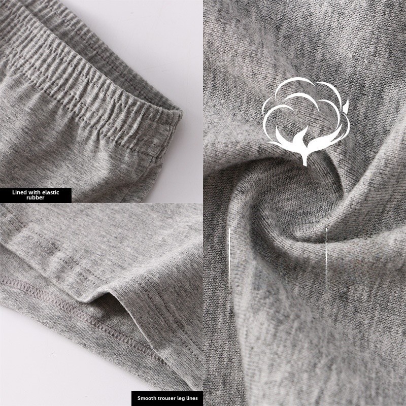 Underwear Men's Cotton Loose Arlo Pants Men's Mid-Waist Simple Boxer Shorts for Chubby Men's plus size Boxer Shorts for Men