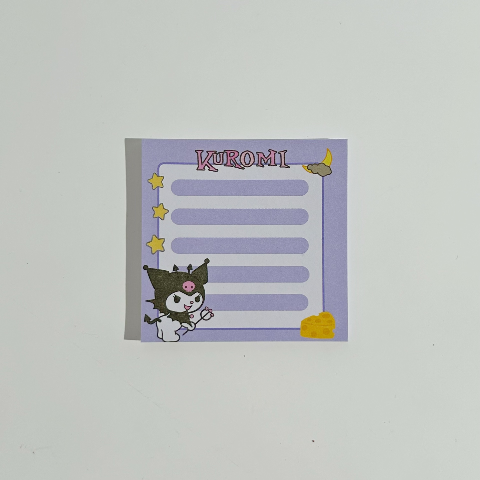 Cartoon Note Pad, Cute Girl, Good-Looking Message Note, Note Paper, Tearable and Sticky, N Times Stickers Wholesale