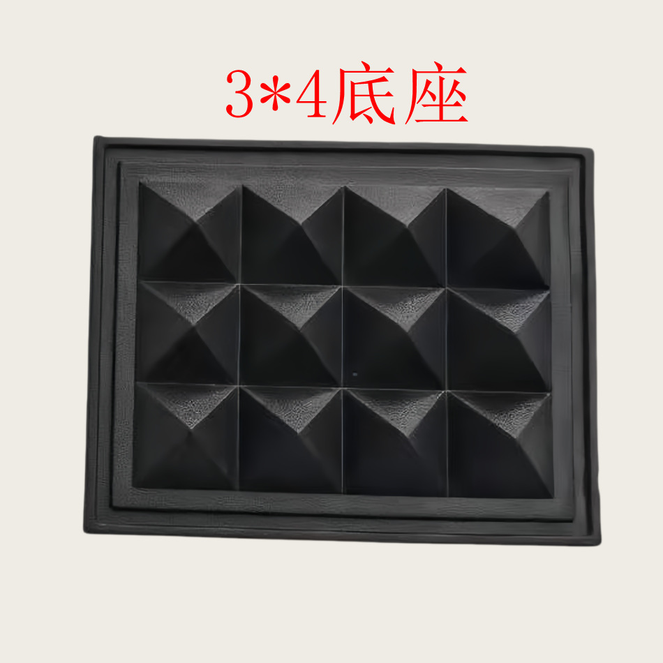 Manufacturer Supplies Pvc 3*3 Foot Nails, Plastic Luggage Base Foot Pad Accessories, Sewing Anti-Slip Foot Nails Wholesale