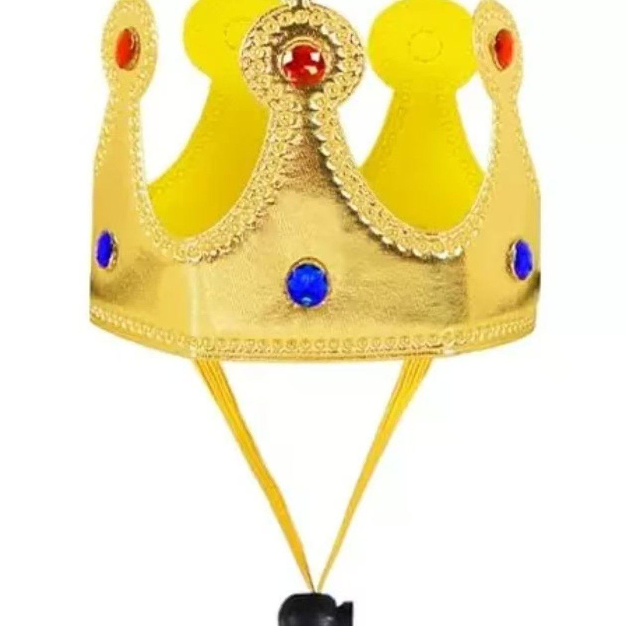 Carnival Christmas Children's Party Ball Headwear Sticker Diamond Flannel Diamond Gold Adult King Crown Crown