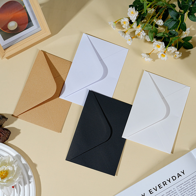 in stock cross-border Amazon B6C6 black white cowhide western wholesale custom retro envelope factory direct sales