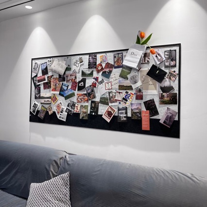 Felt Board Photo Wall Photo Background Board Felt Background Board Message Board Cultural Wall Background Board Living Room Photo Wall