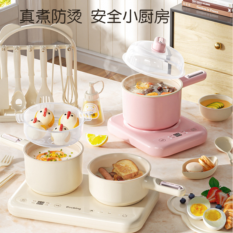 Manufacturer Customized Children's Mini Kitchen Real Cooking Full Set Real Version Cooking Set Boys and Girls Toys Birthday Gifts
