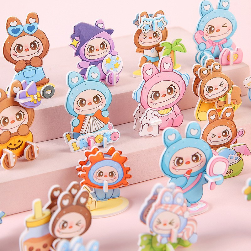 Детская бумажная 3D стерео головоломка образовательные игрушки ручной работы подарки для детского сада оптом