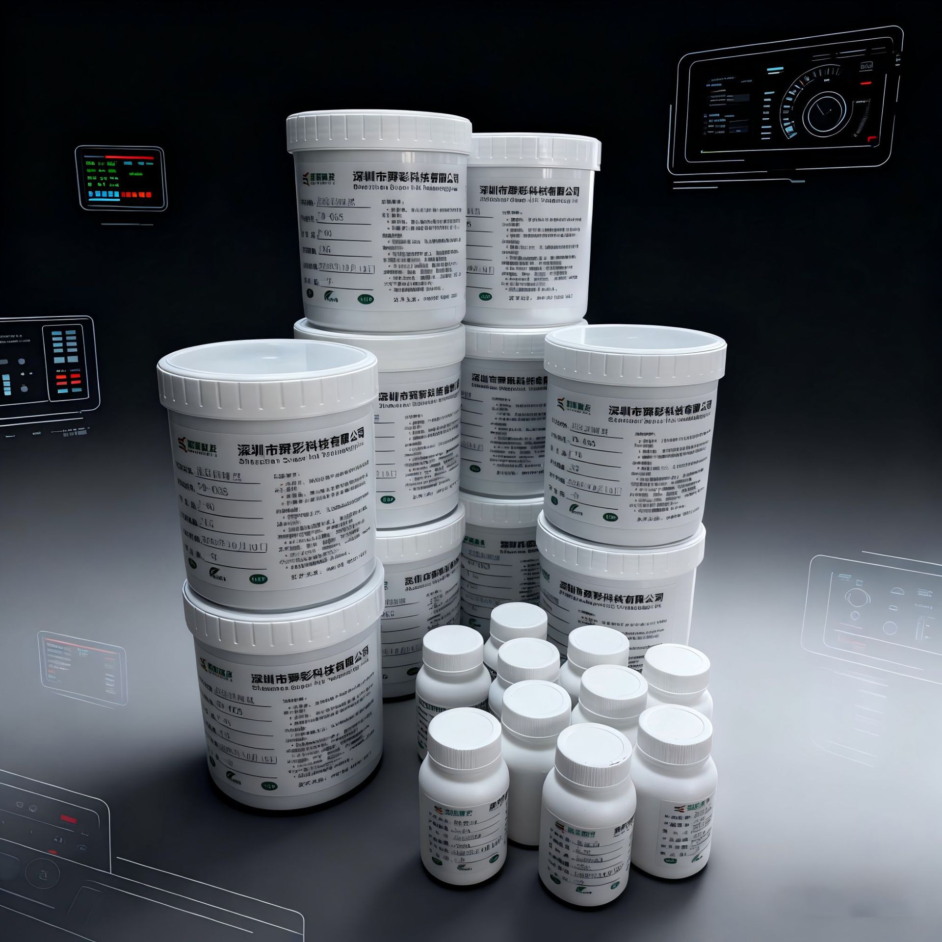 Two-Component Low-Temperature Glass Screen Printing Ink, Resistant to Boiling Water, Acid and Alkali, High Coverage, Uv Curing, Touch Screen Ink