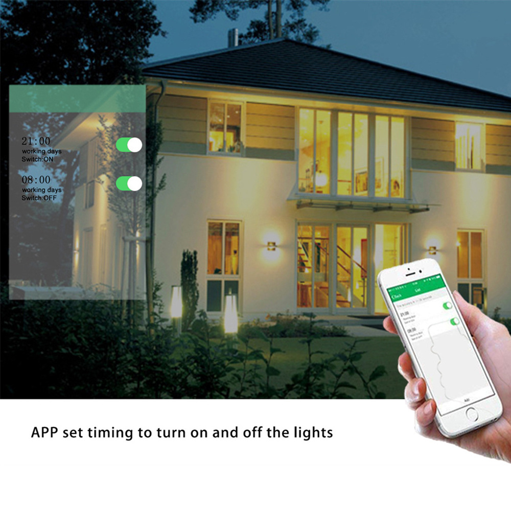 Tuya 124 Brazil Specification Wifi Smart Switch Zero Fire Line Touch Switch App Adjustable Button Backlight Lamp
