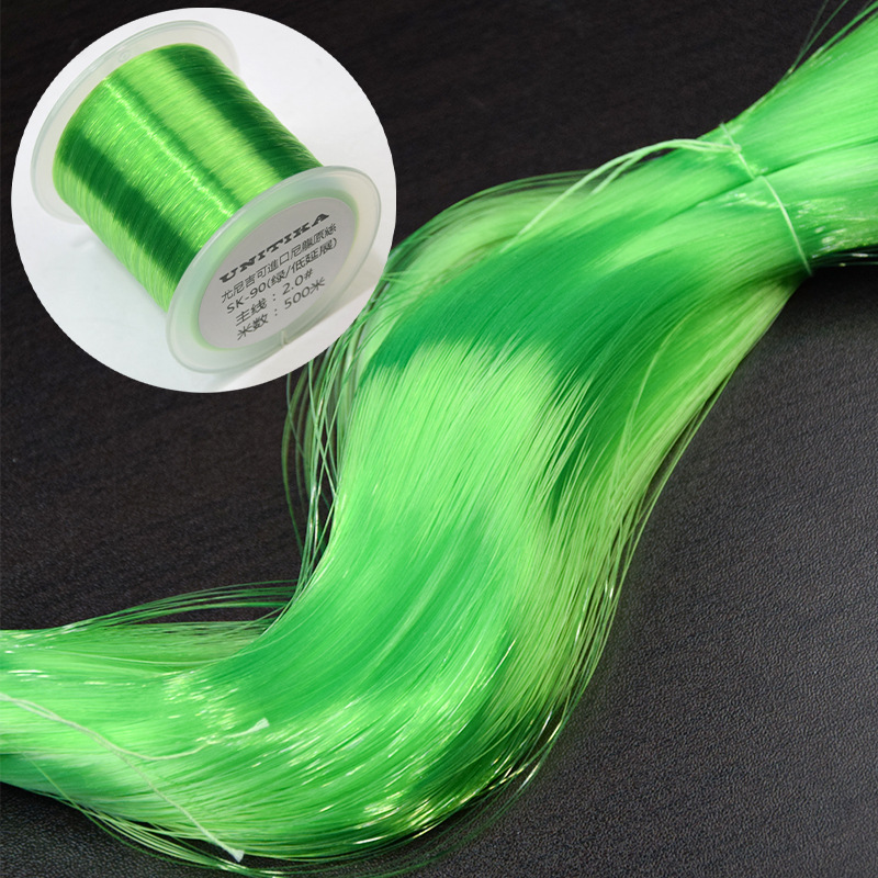 Genuine Unigic Ultra-Low Extension Fishing Line Main Line Raw Silk High Strength Wear-Resistant Fishing Nylon Line Fishing Gear Wholesale