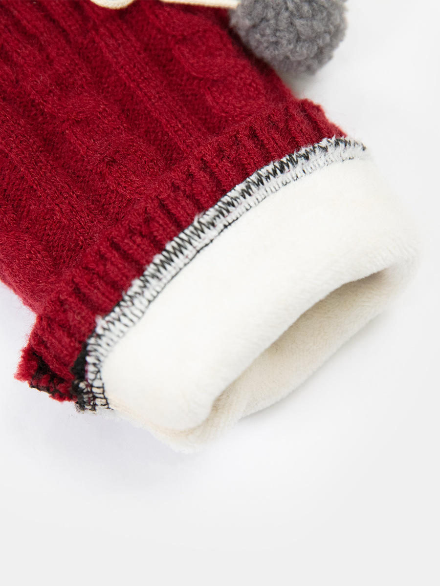 New Kidsren's Cardigan Jacket 2025 Red Girls Sweater Autumn and Winter Baby Girl Sweater Baby Knitted 5666