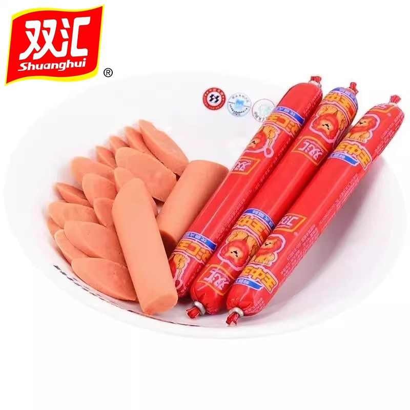 Shuanghui King of Kings Ham Sausage 35g Ready-To-Eat Bulk Pork Sausage Instant Noodle Sausage Casual Meat Sausage Fried Barbecue Sausage