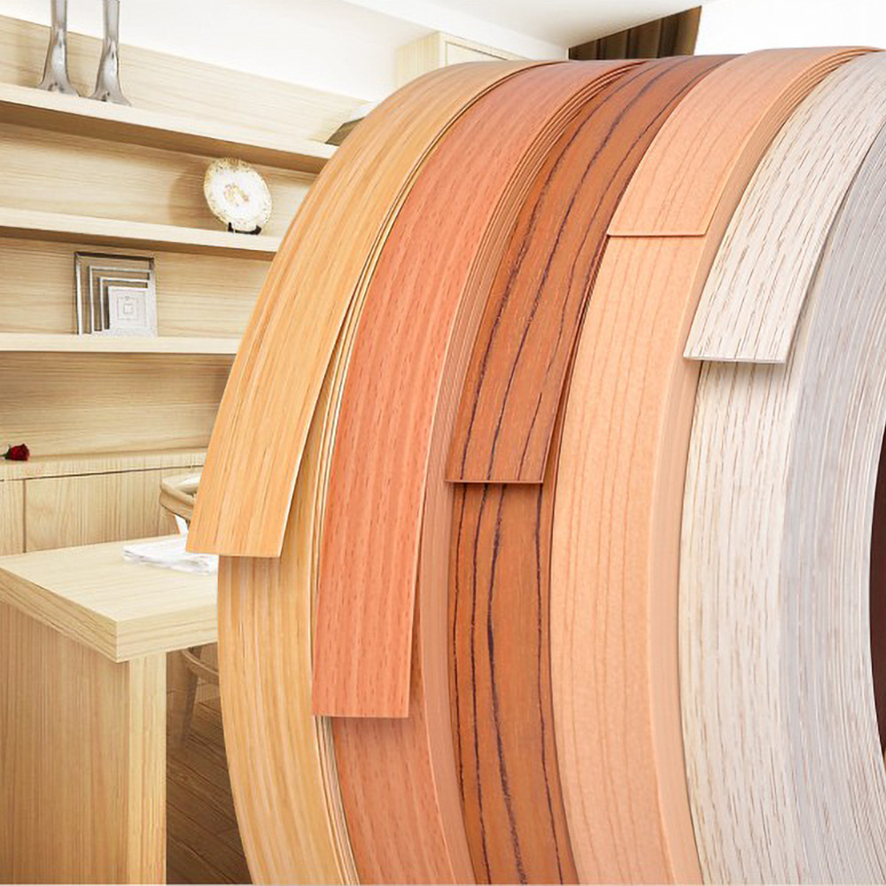 Powerful Manufacturer Customized Pvc Edge Banding Strips, Paint-Free Board, Self-Adhesive Decorative Woodworking Furniture, Wardrobe Cabinet Edge Banding Strips
