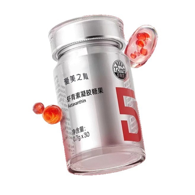 High Purity Astaxanthin Soft Capsules, Haematococcus Pluvialis Extract, Direct Sales from the Source Factory