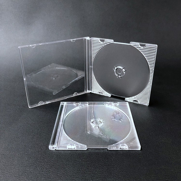Three-inch CD box transparent plastic box 3-inch CD disc Box DVD Box 8cm single disc disc shell single piece