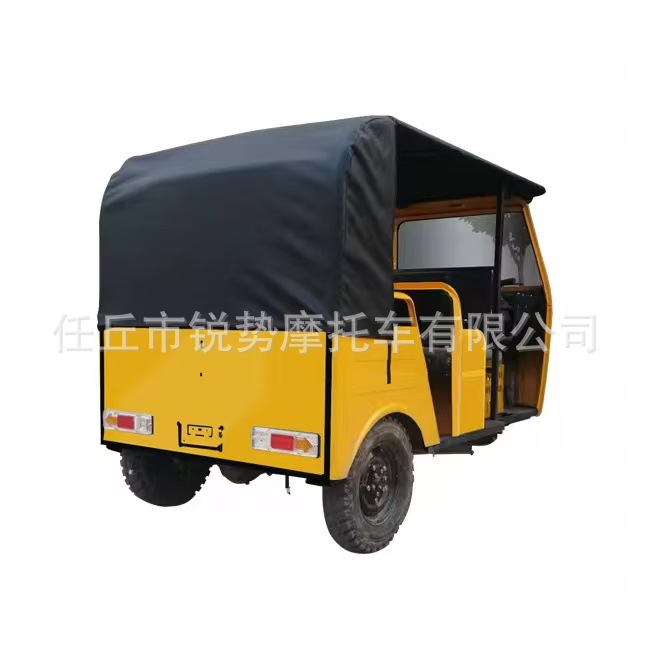 Three-Wheeled Motorcycle Tuktuk Foreign Trade Export to Africa Gasoline Tuktuk Vehicle Power Water-Cooled Engine