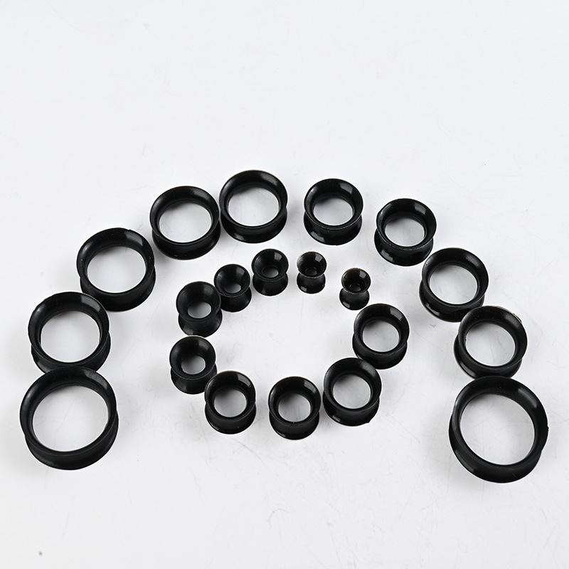 Кросс-бордерные европейские и американские силиконовые расширители для пирсинга ушей 3-25 мягкие мочки модные расширители для ушей