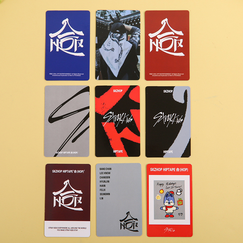 Stray Kids Photo Card Special Edition Album Hop Huang Xuanchen Felix Fangcan Han Same Style Small