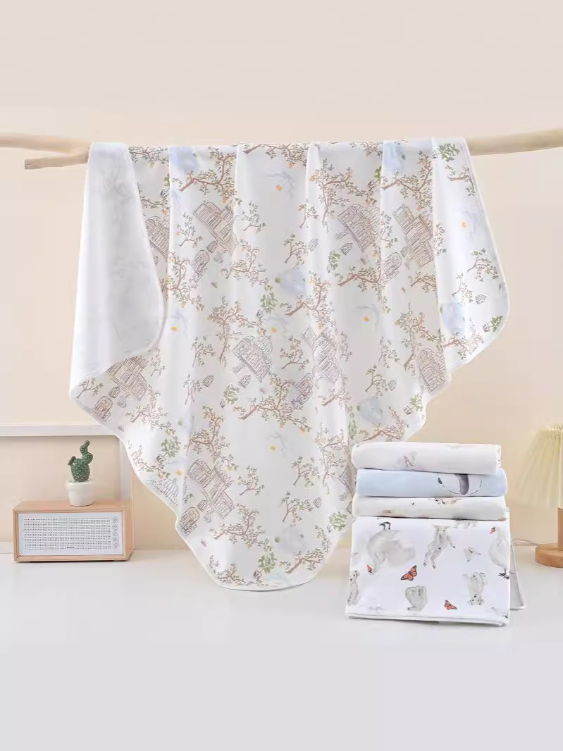 Baby Swaddle A-Grade Pure Cotton Newborn Swaddle Sheet Newborn Baby Swaddle Blanket Wrap Blanket Delivery Room Swaddle Blanket