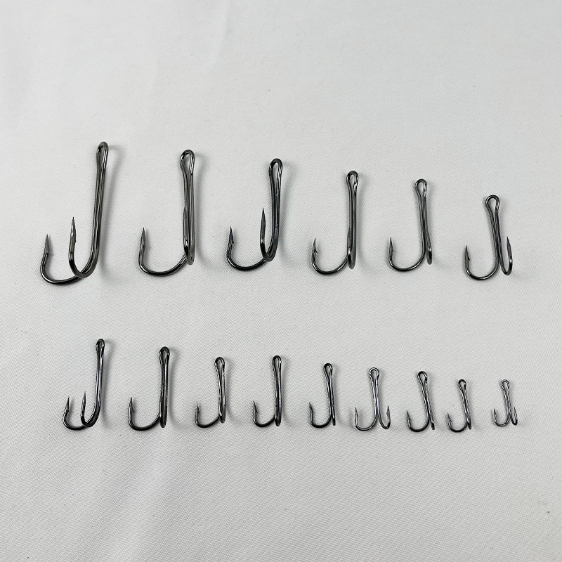Two Hook Luya Hook with Barbed Double Hook Anchor Hook Sea Fishing Tying Line Double Line Thunder Frog Hook Chicken Claw Hook Fishing Gear Wholesale