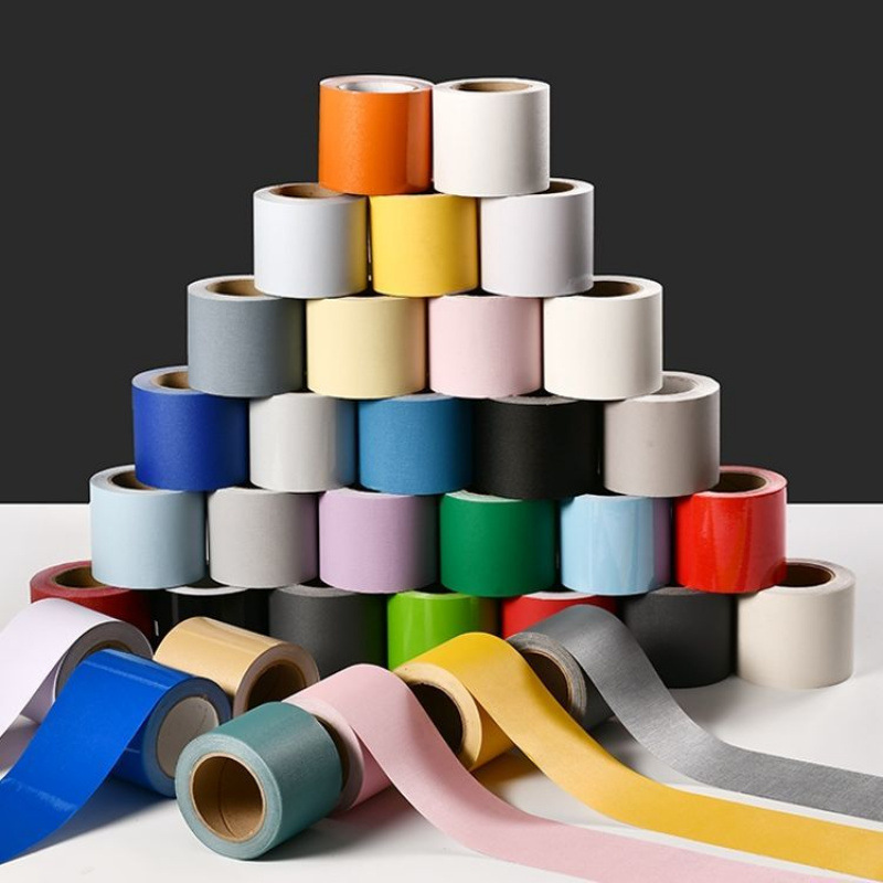 Thickened Imitation Metal Brushed Sticker Glass Door Frame Picture Frame Edge Sticker Decorative Waterproof Self-Adhesive Waistline Kicking Small