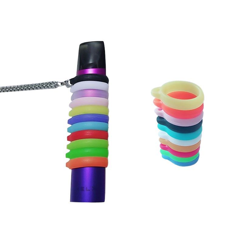 8mm Hanging Ring 13mm16mm18mm20mmDIY Forced Ring 40mm Black Silicone Hanging Ring Anti-skid Ring