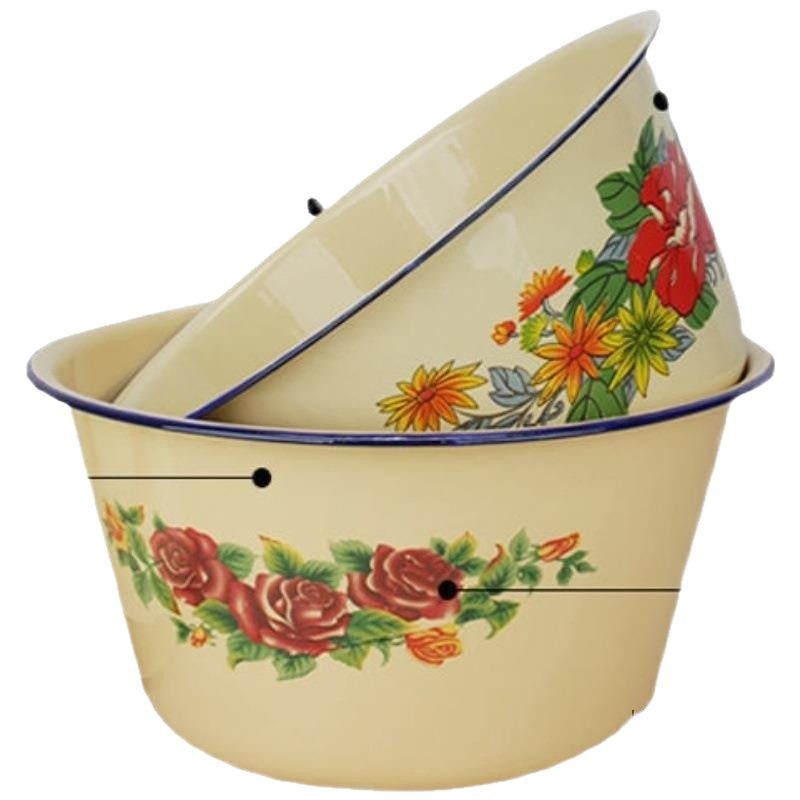 Meat Oil Jar with Lid, Sealed High Temperature Resistant Butter Household Enamel Lard Jar