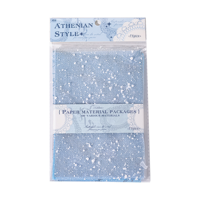 Paper Material Bag Athens Wind Elephant Series Retro Art Handbook Pain Bag Background Decorative Base Paper