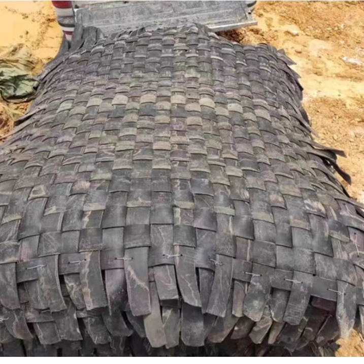 橡胶爆破防护炮被 矿山开采现场防护炮被 爆破飞石安全防护毯