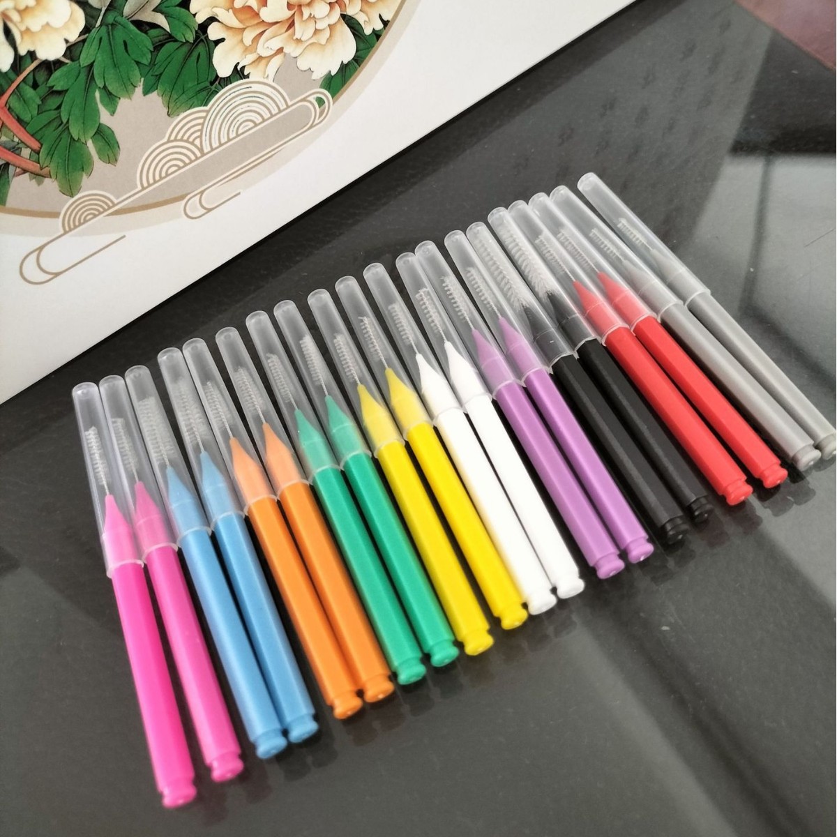 Manufacturer Wholesale Orthodontic Interdental Brush, Oral Care Interdental Brush, Beauty Eyelash Brush, Color Specifications Available