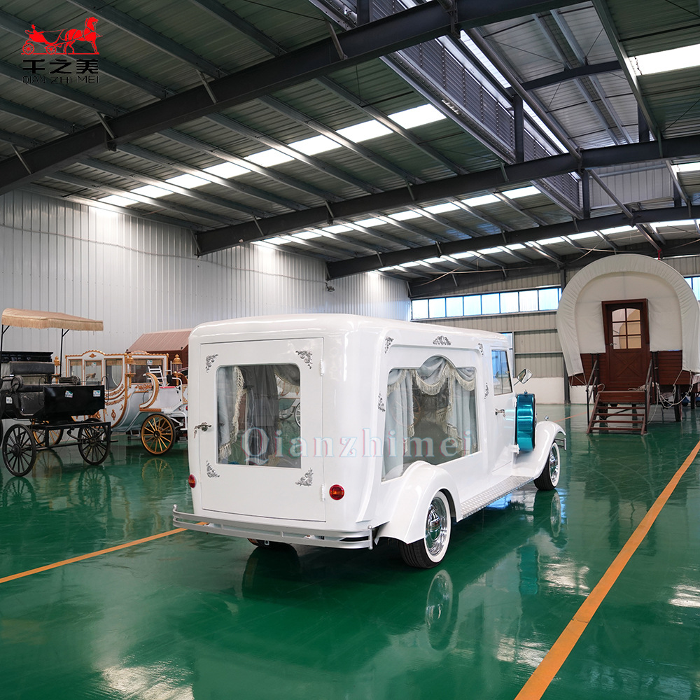 Qianzhimei Retro Classic Car Hearse Funeral Car Funeral Industry Coffin Car