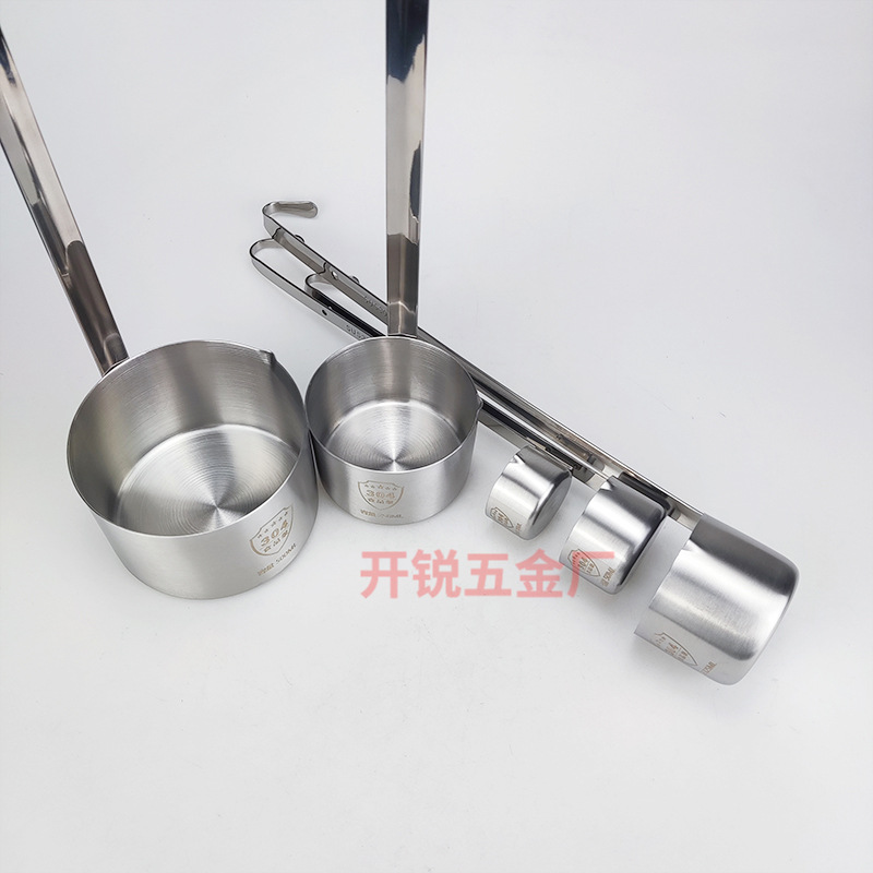 304 Stainless Steel Wine Rift Food Grade Flat Handle Wine Meter Wine Beat Set Pour Spoon Thickened Wine Hanger