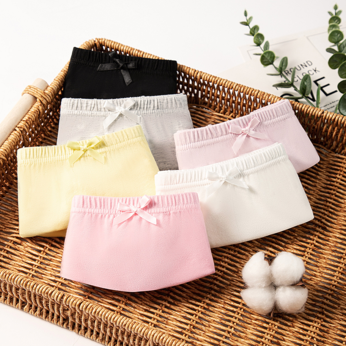 Summer Children's Girls' Leggings Baby's Three-point Safety Pants Underwear Anti-light Class a Cotton Shorts Boxers