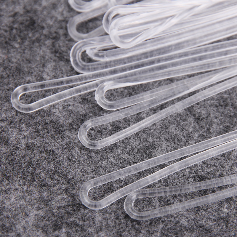 Environmentally Friendly PVC Transparent Rope Suitcase Hanging Lanyard Boarding Pass Lanyard Luggage Tag Lanyard Transparent Rope Cross-border Pass Supply