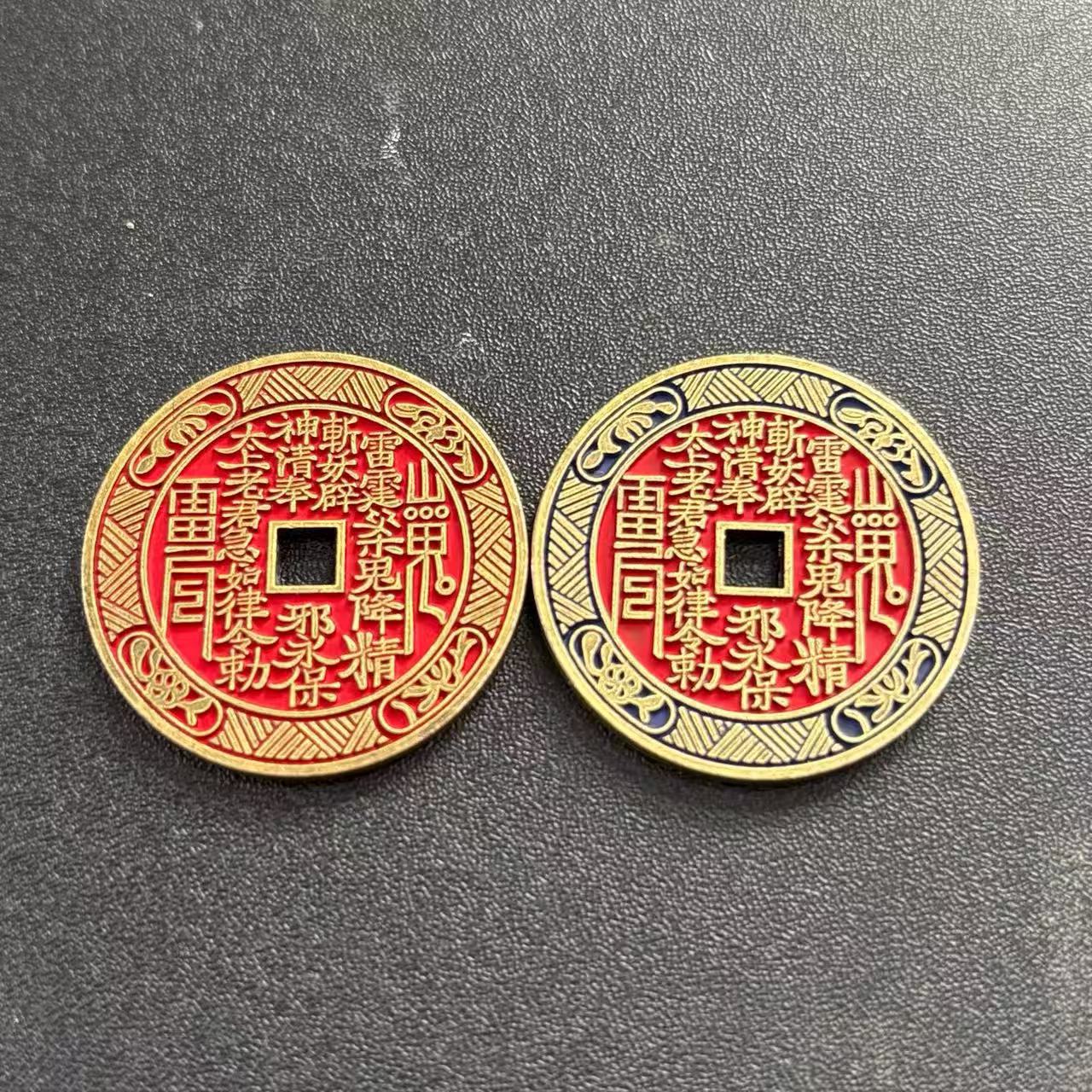 Cinnabar Mountain Ghost Flower Antique Bronze Craft Carved Pendant Versatile New Chinese Style Accessory National Style Accessory Gift