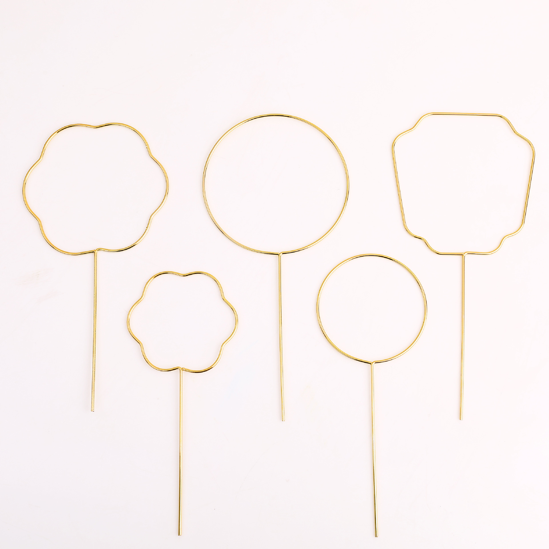 Антикварная металлическая рама для вентилятора, группа для сохранения цвета, день рождения, украшение для торта, железные аксессуары для ханфу