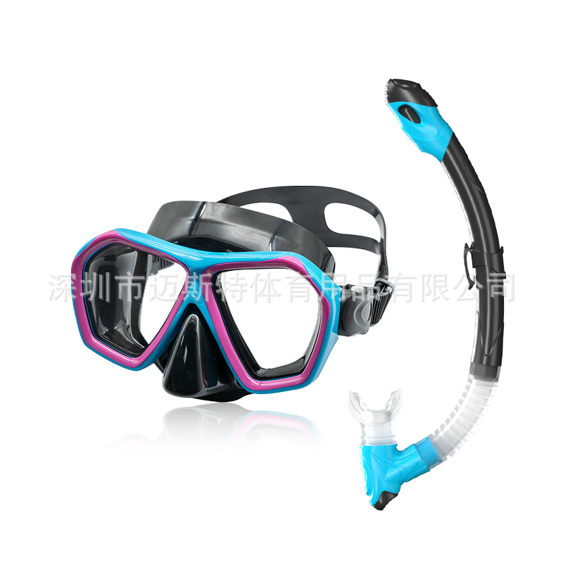 Adult diving goggles anti-fog full dry breathing tube set floating equipment diving series swimming factory wholesale