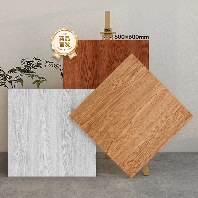 80*80CM large floor glue shop thickened floor leather cement floor directly paste wood grain self-adhesive floor paste