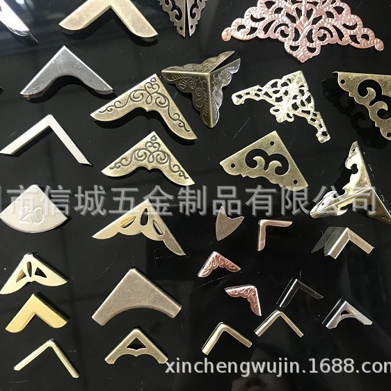 Золотые уголки, металлические уголки, уголки для упаковки, аксессуары для альбомов