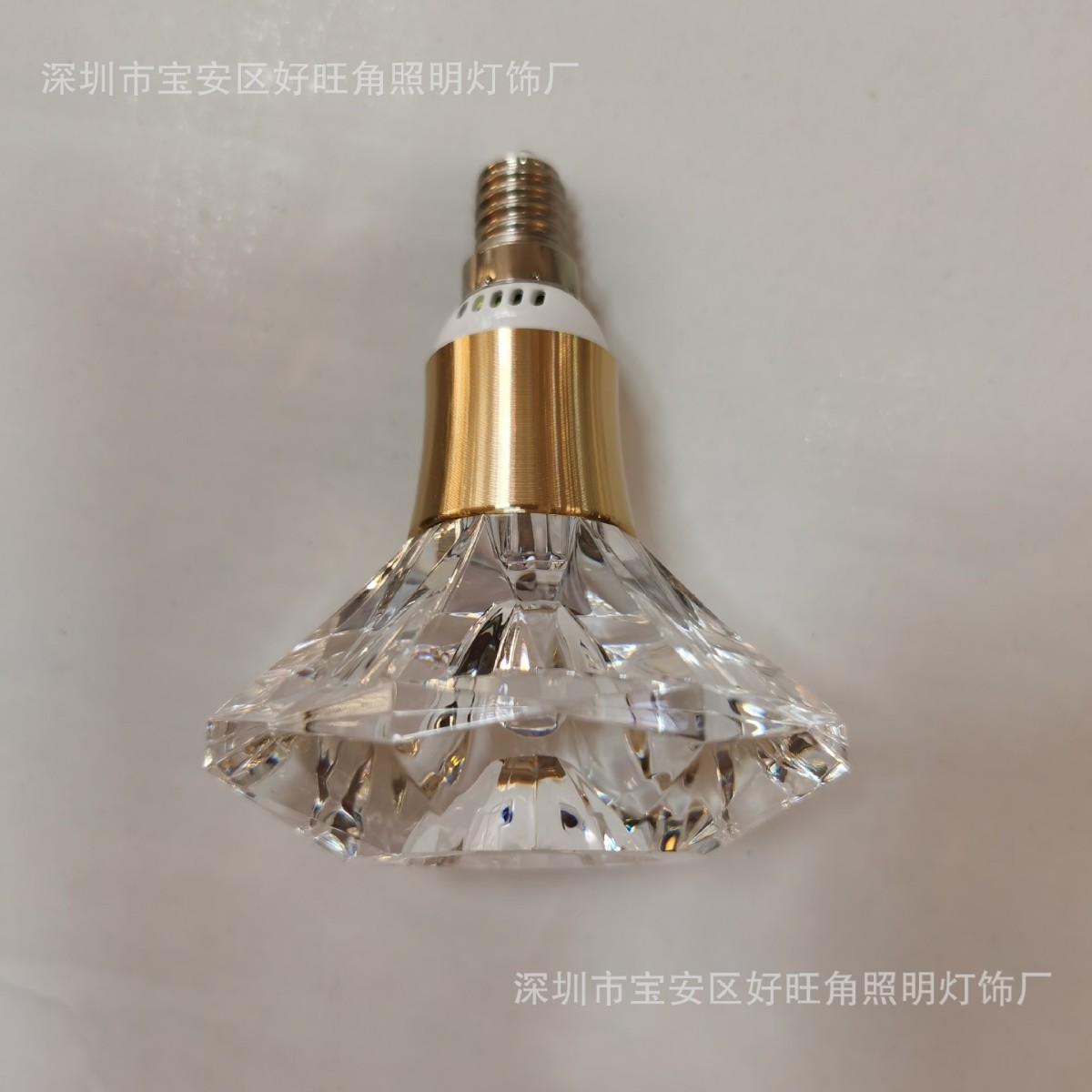 5W Light Luxury Acrylic Crystal Bulb Led Creative Art Atmosphere Casual Decorative Bulb Diamond Tip Bulb E27