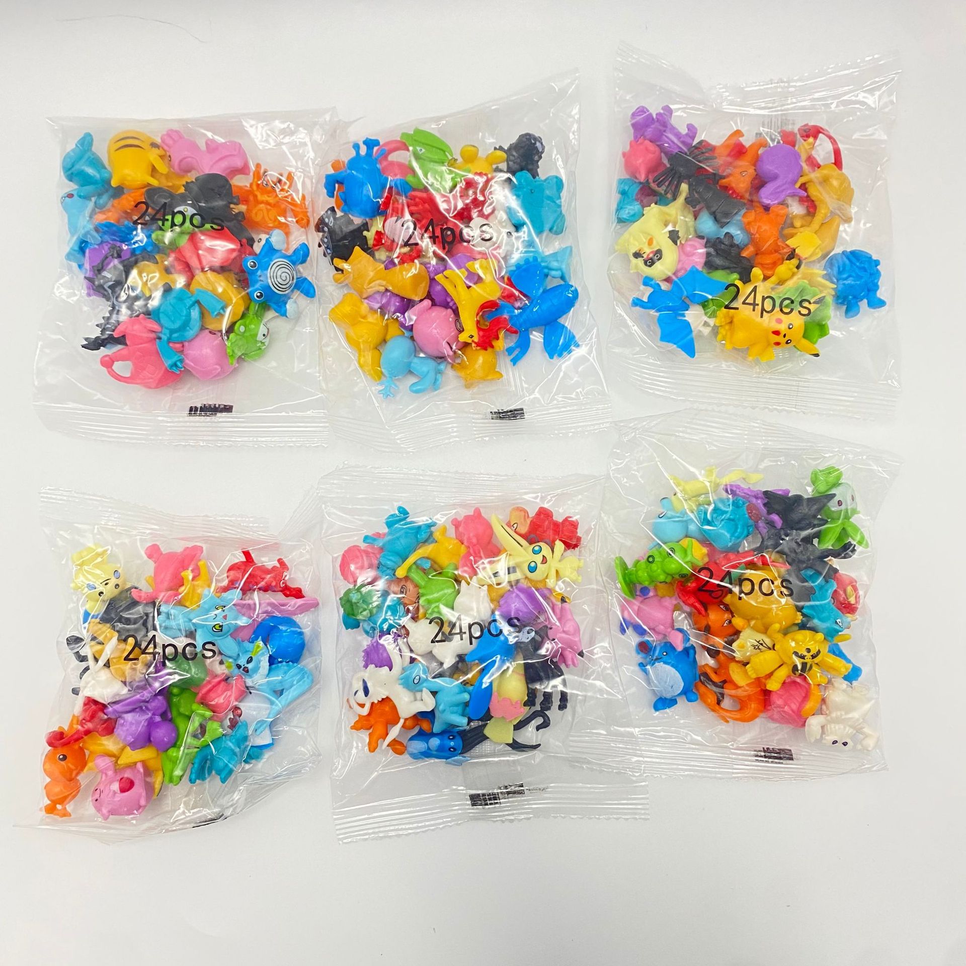 Cross-Border Pokemon Doll 144 Ornaments Magical Gacha Toys Handmade Office Baby Toys Wholesale