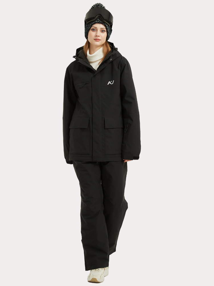Kuang Jian Ski Suit Winter Single and Double Board Windproof Waterproof Warm Outdoor Thickened Professional Ski Suit for Men and Women suit