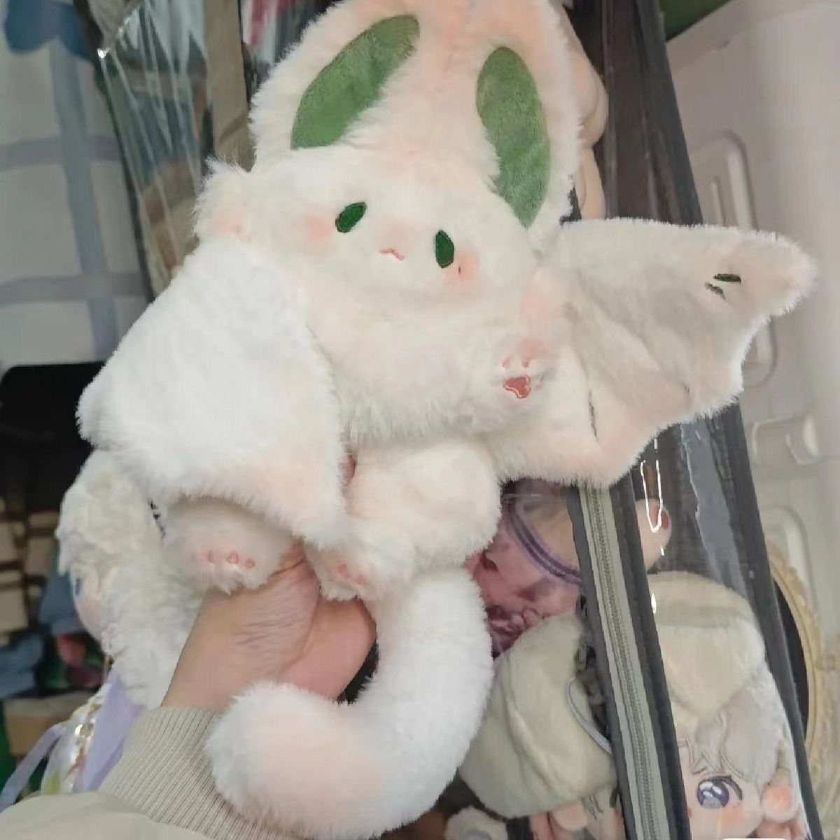 Rabbit Plush Toy Hug Pillow Big White Bat Kidsren's Birthday Gift Girl Rabbit Doll Doll Sleeping