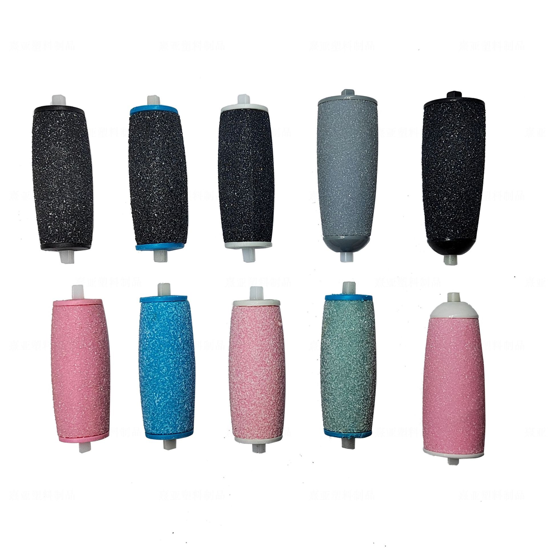 Замена колеса для шлифовки ног, чёрная, синяя, розовая насадка