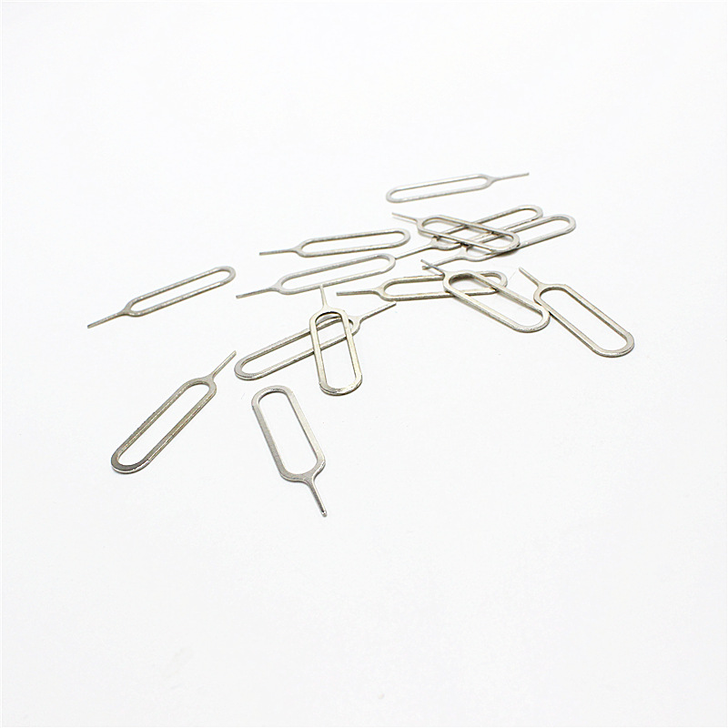 Mobile phone tablet card taking needle universal applicable to oppo Huawei Apple SIM card needle original stainless steel through needle