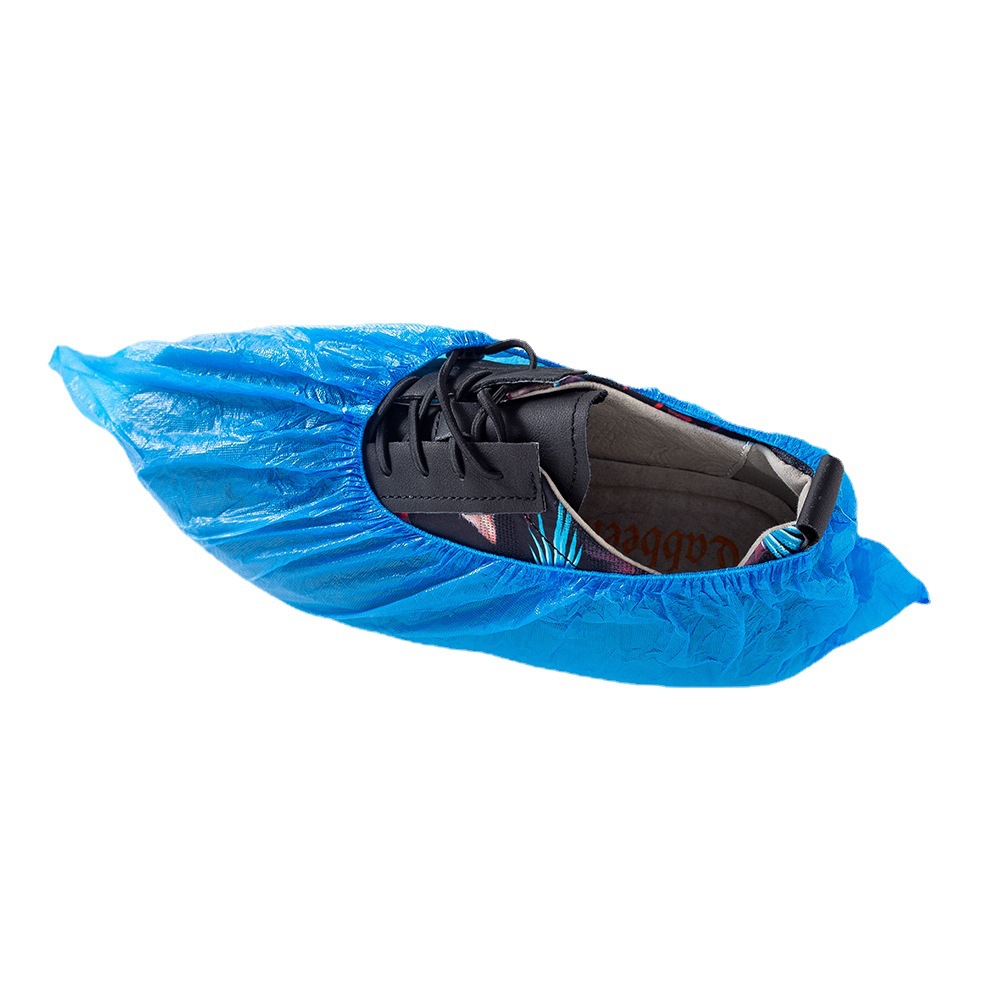 Disposable CPE Shoe Cover Household Disposable Thickened Large Size Plastic Shoe Cover Dustproof and Waterproof Indoor Shoe Cover Foot Cover