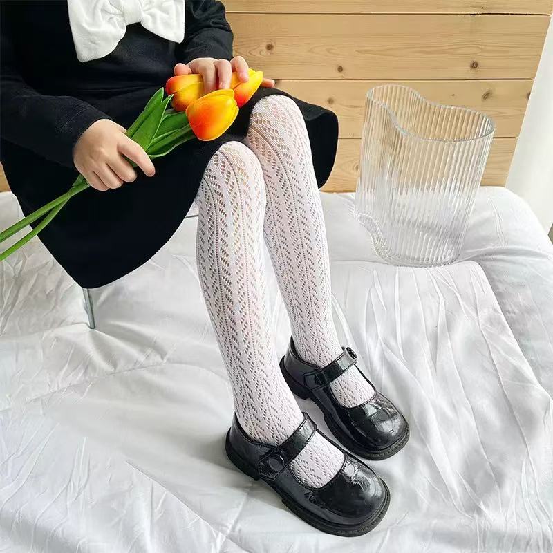 White Lace Lolita Calf Socks Women's Mid-Calf Socks Jk Long Lace Japanese Style Thin Stockings over the Knee Lolita